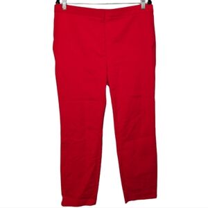 Zara Women’s Red Slim-Fit Pants XXL ❤️✨